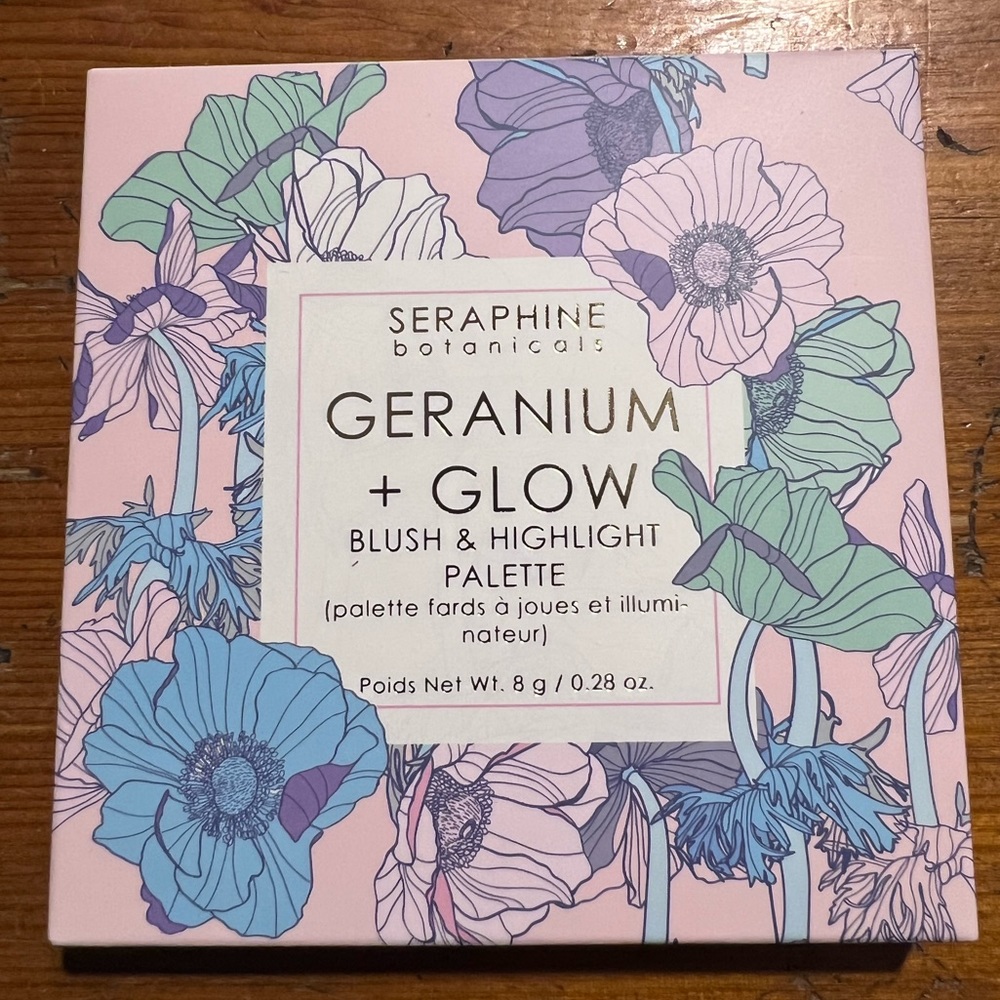 💜BNIB💜 seraphine botanicals geranium & glow palette